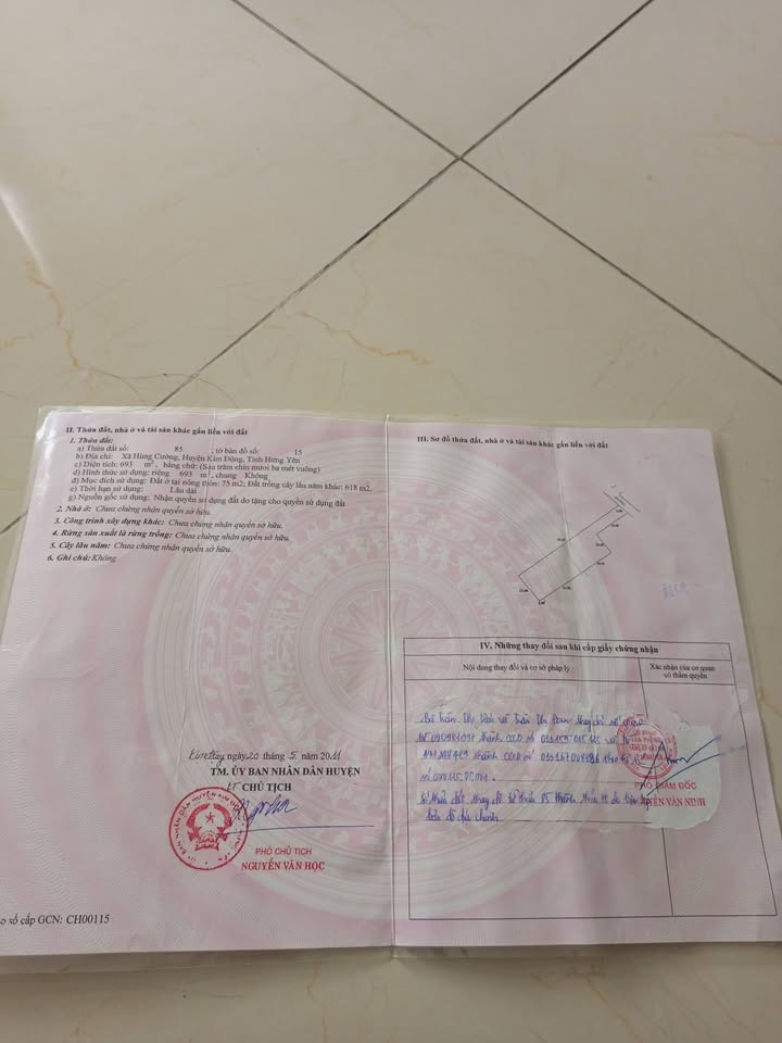 Bán Đất Nền 1100m² Hưng Yên - Sổ Đỏ Chính Chủ, Đường Áp Phan Rộng 7m