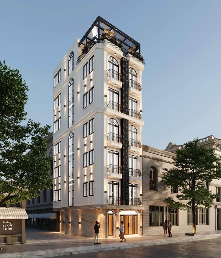 Nhà Trần Cung 65m² x 7 Tầng - Lô Góc 22PN, Dòng Tiền 80tr/tháng