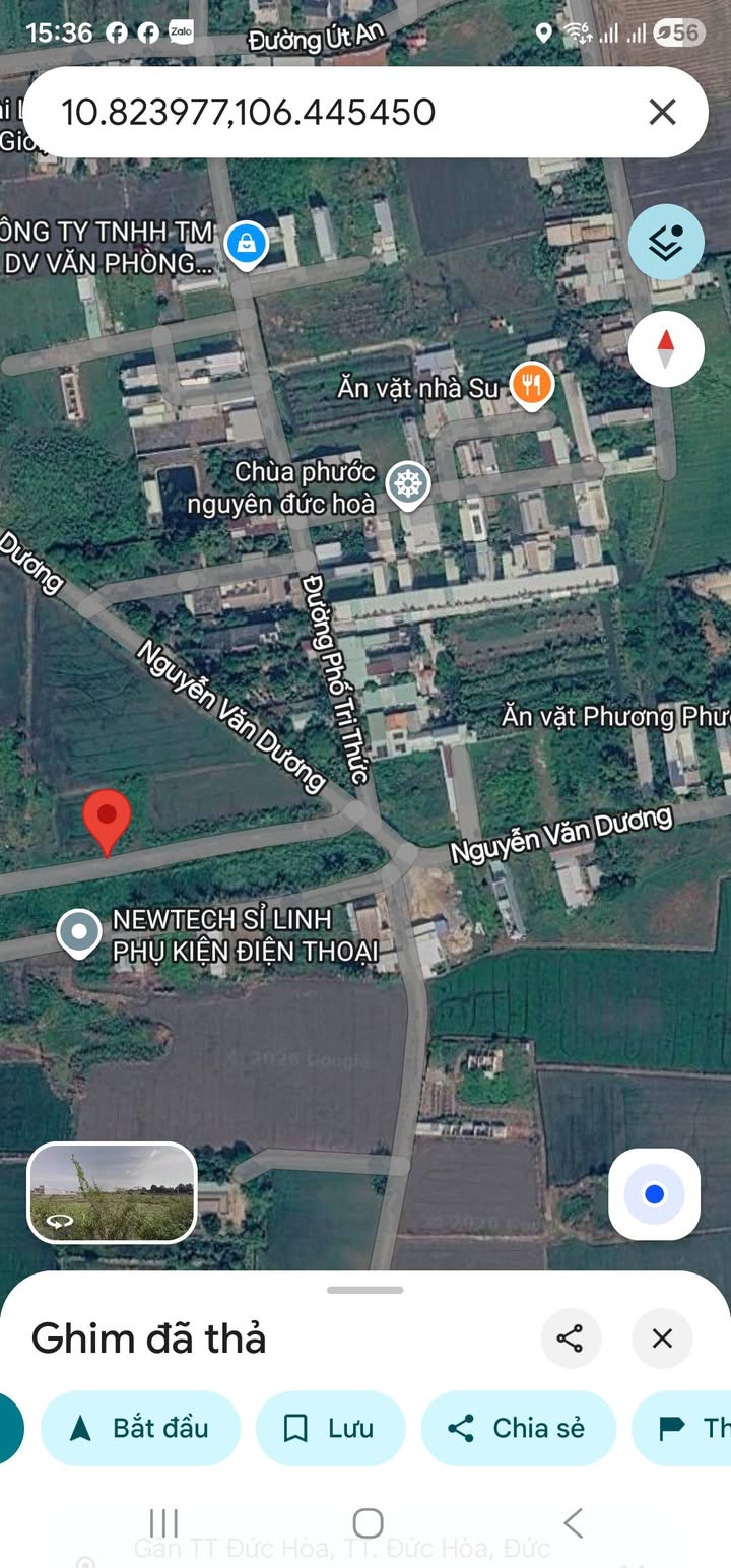 Đất nền Đức Hòa 108m² giá 850 triệu - Sổ hồng chính chủ!