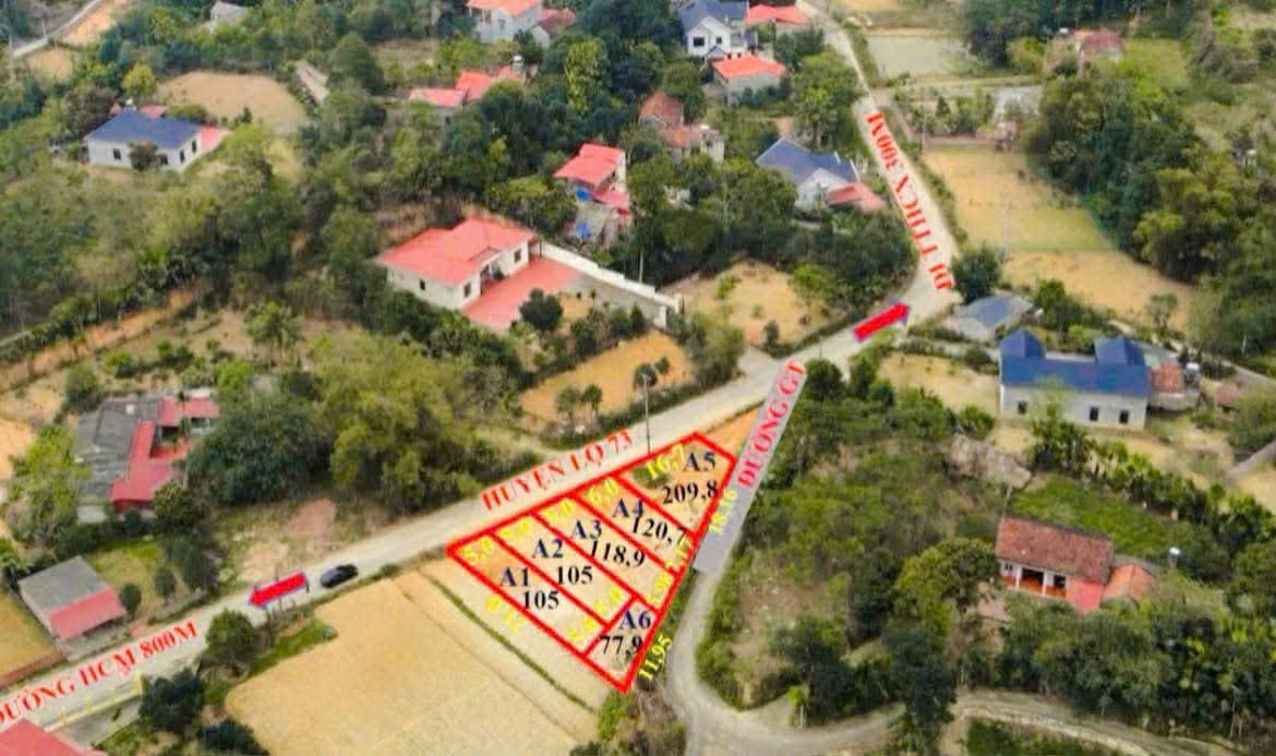 Đất nền Tam Nông Phú Thọ 105m² - Sổ đỏ chính chủ