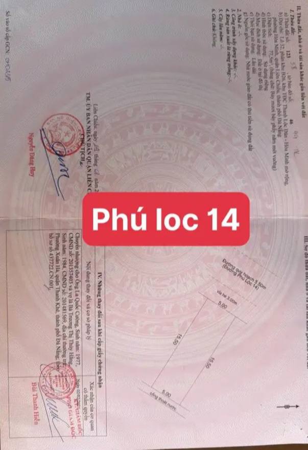 Nhà Mặt Tiền Phú Lộc 14, Cầu Giấy 77m² - Giá Tốt, Sẵn Ở Ngay