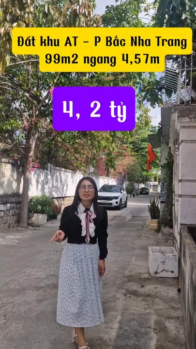 Đất Vàng Khu AT Vĩnh Hòa - 99m² Ngang 4.57m - Pháp Lý Sổ Đỏ