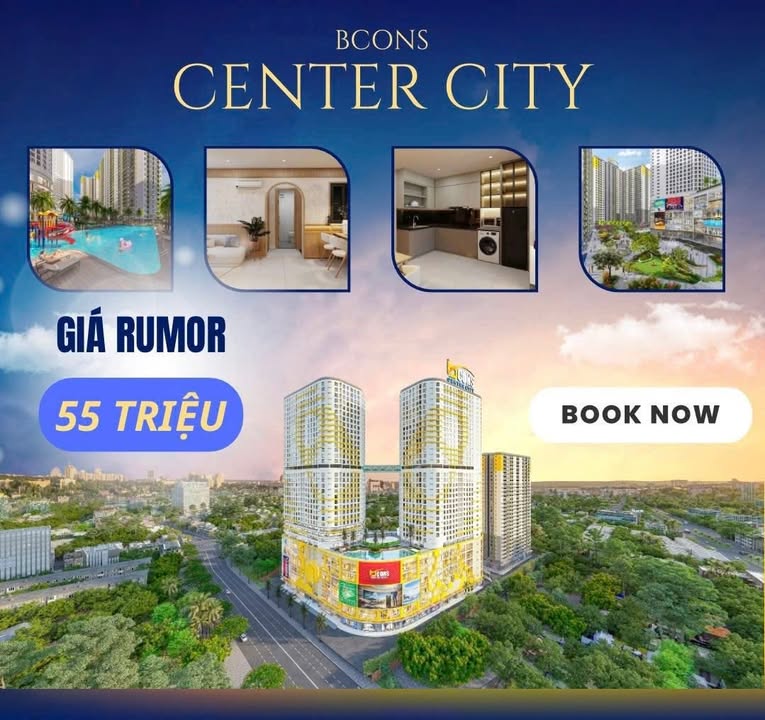 Bán Căn Góc Bcons Center City Dĩ An 58m² - 3.5 Tỷ, Hỗ Trợ Vốn Cực Tốt