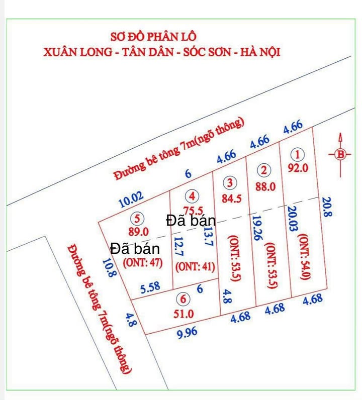 Đất nền Tân Dân Sóc Sơn 92m² - Tiềm năng tăng giá vượt trội!