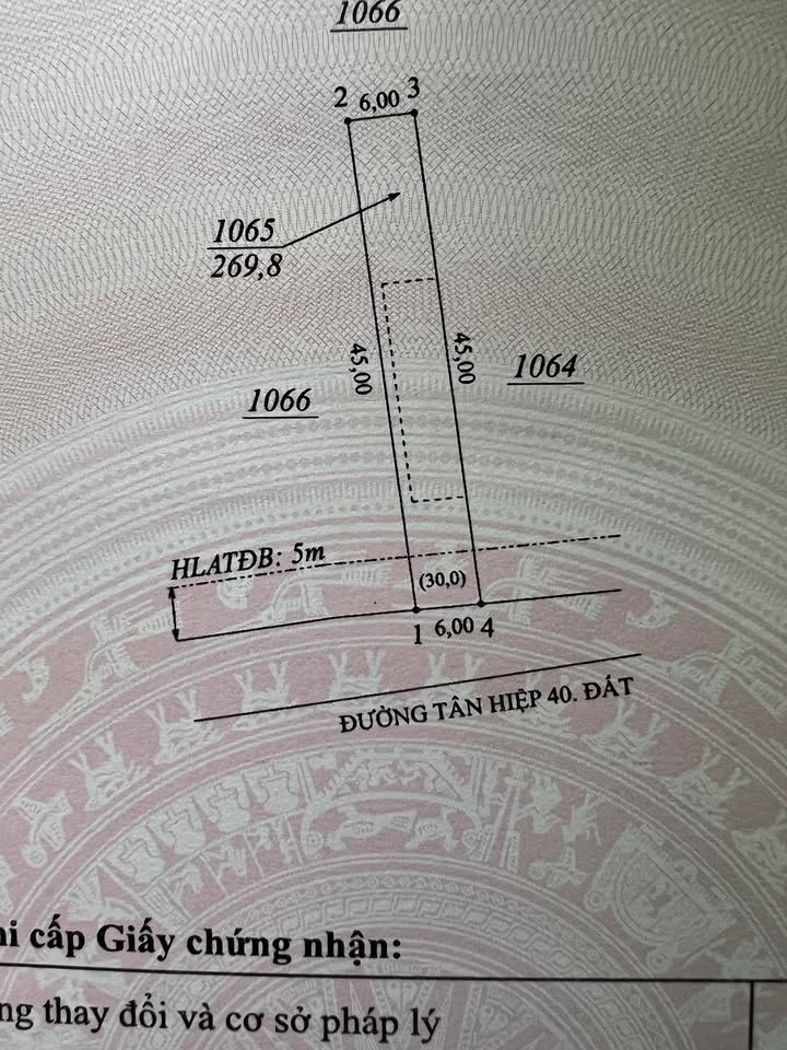 Đất Nền Phú Giáo 270m² Giá 760 Triệu - Sổ Đỏ Thổ Cư, Gần Đường 507