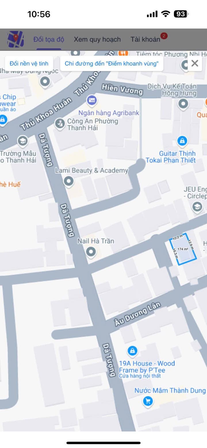 Đất nền Khu phố A Thanh Hải 173m² 4.7 tỷ - Sổ đỏ chính chủ