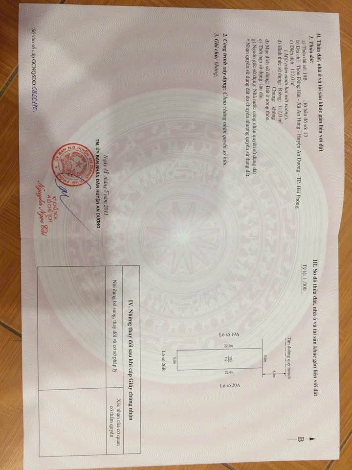 Đất Nền 112m² Mặt Tiền QL10, Hải Phòng - Chỉ 1.89 Tỷ