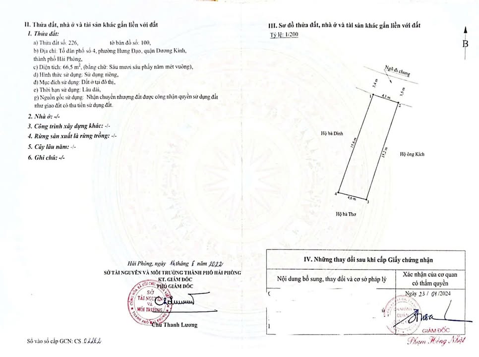 Bán Đất Vượng Khí Hưng Đạo, Hải Phòng - 66.5m² Nở Hậu, Ô Tô Tới Đất