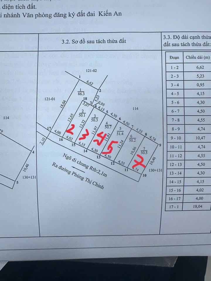 Đất Nền Đồng Hoà Kiến An 50m² - Sổ Hồng Sẵn, Giá 1 Tỷ