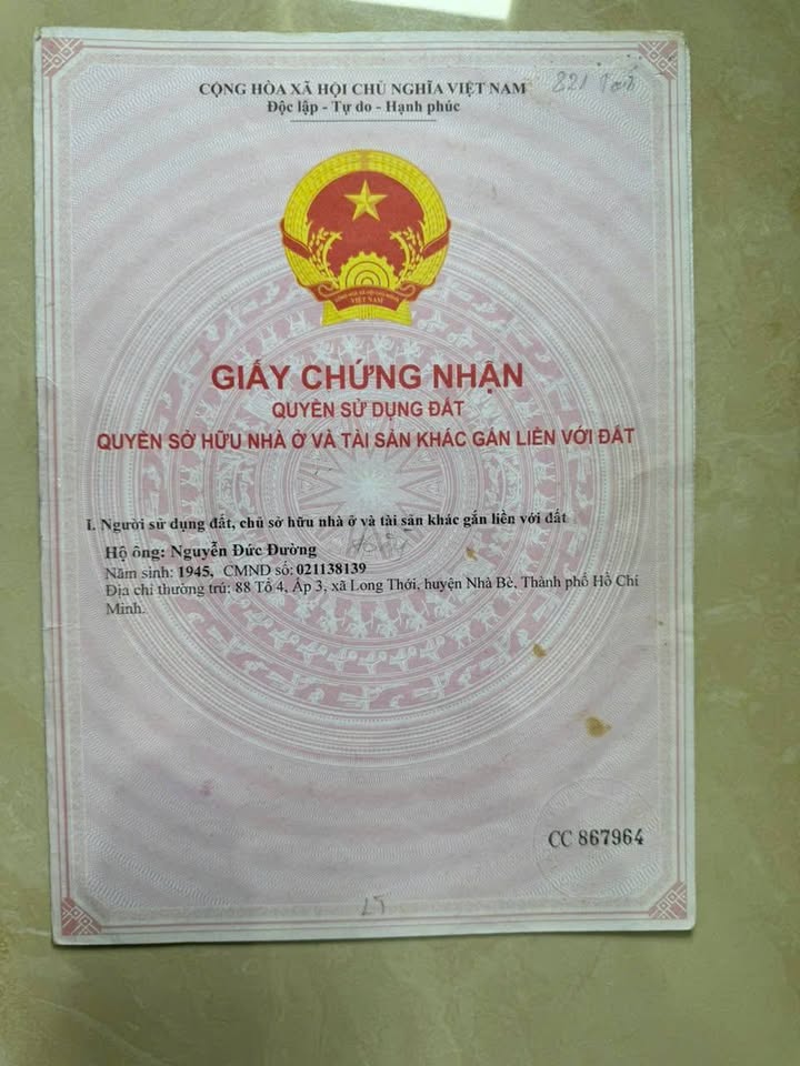 Nhà Riêng Xã Long Thới Nhà Bè 100m² - Chính Chủ Bán Giá Tốt!