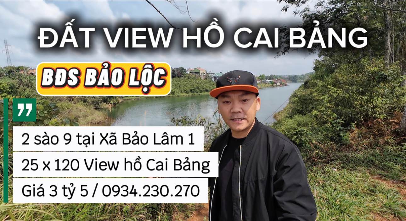 Đất nền Bảo Lộc, Lâm Đồng 3000m² sổ đỏ chính chủ