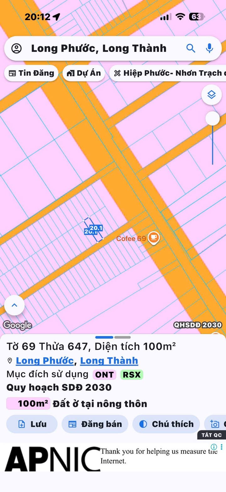 Bán Đất Long Thành 100m² Gần Sân Bay - Sổ Đỏ Riêng