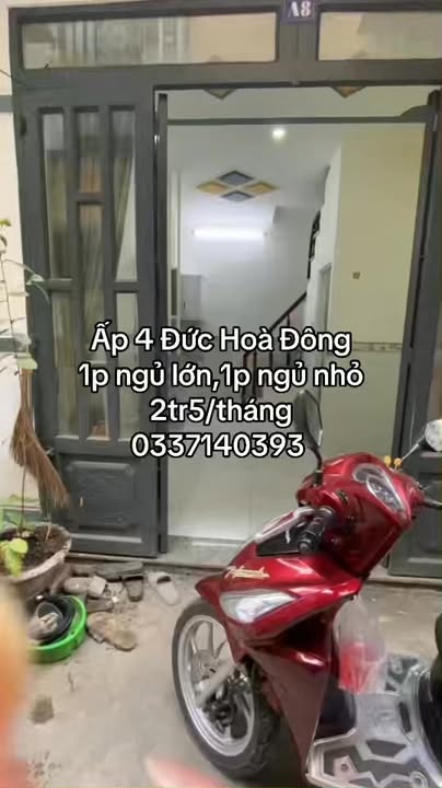 Cho thuê nhà Ấp 4 Đức Hòa Đông - 2.5 triệu/tháng, 2PN, Sẵn Ở Ngay