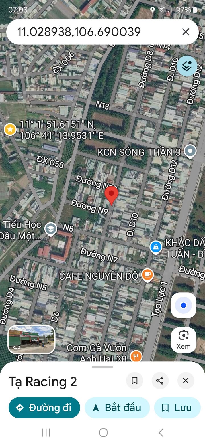 Nhà Phố Mặt Tiền D8 Phú Tân, Thủ Dầu Một - Kinh Doanh Sầm Uất 204m²