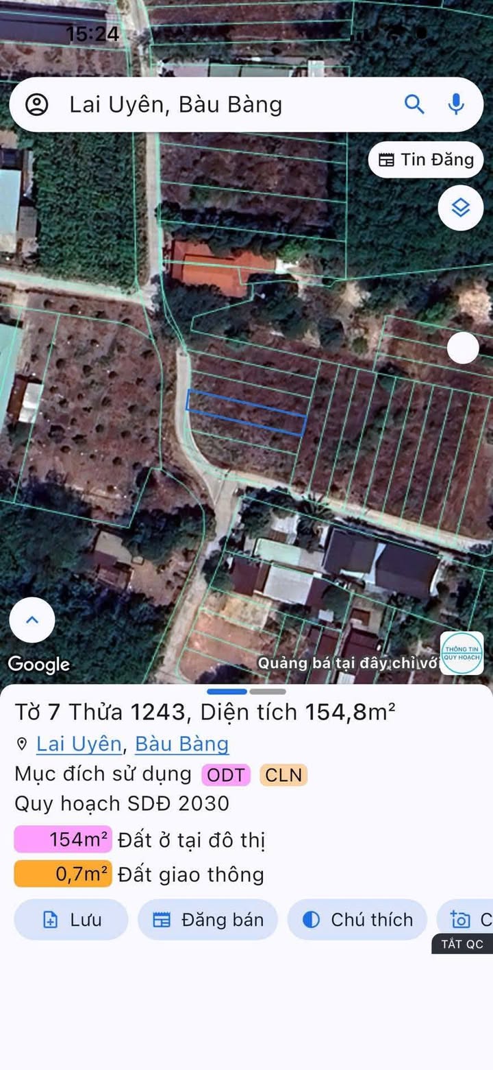 Đất nền Lai Uyên, Bàu Bàng chỉ từ 6xx triệu - Sổ đỏ chính chủ!