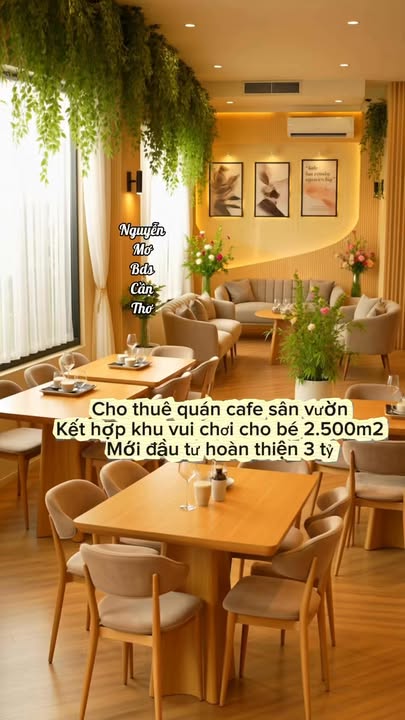 Quán Cafe Sân Vườn Đường Nguyễn Mơ 2500m² - Kinh doanh sinh lời ngay!