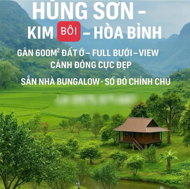 Đất Vườn Hùng Sơn, Kim Bôi 7500m² - Nghỉ dưỡng lý tưởng!