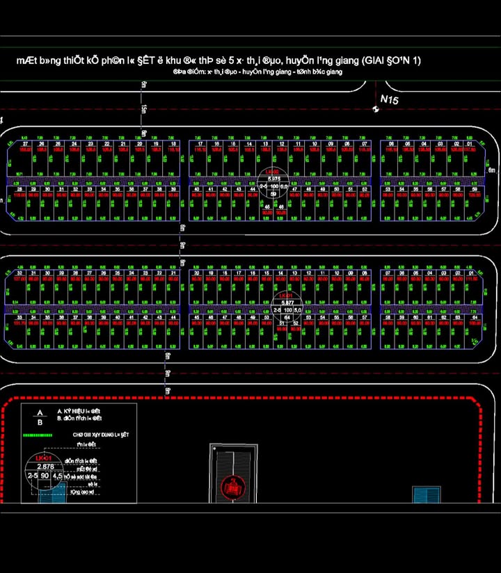 Bắc Giang: Đất nền LK02 Khu ĐT Thái Đào 90m² - Đối diện Cao đẳng Việt Hàn