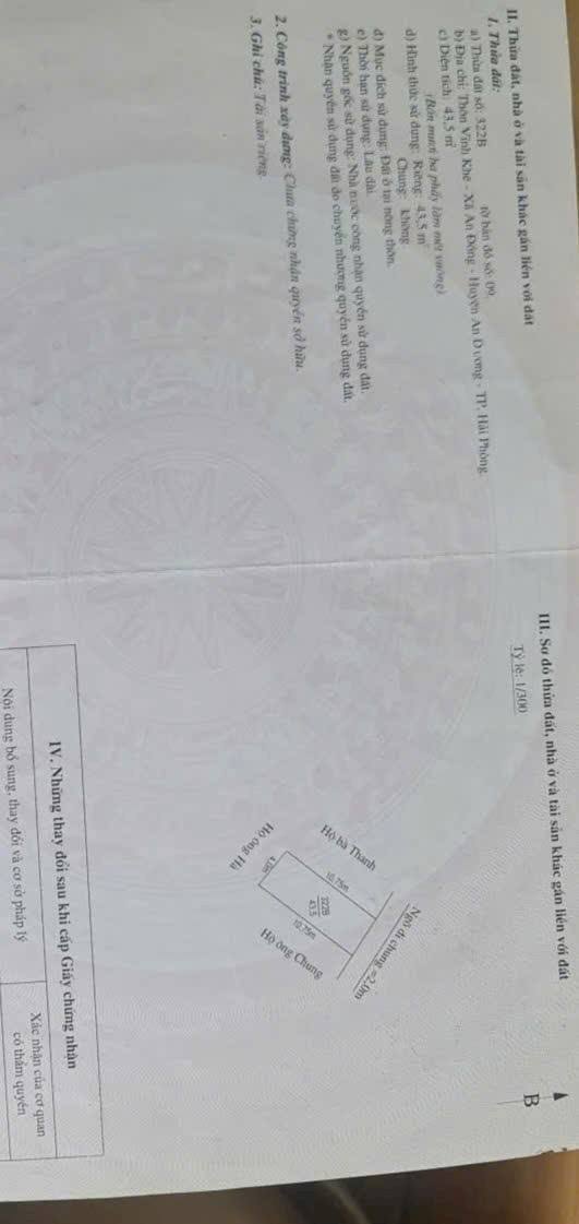 Đất nền An Đồng 44m² 1,4 tỷ – Sổ hồng rõ ràng