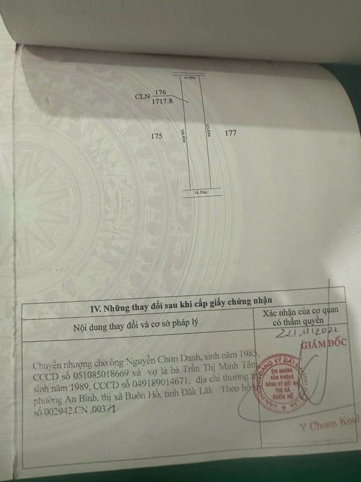 Bán Đất Vườn Buôn Hồ 612m² Sổ Đỏ - Giá 1.35 Tỷ