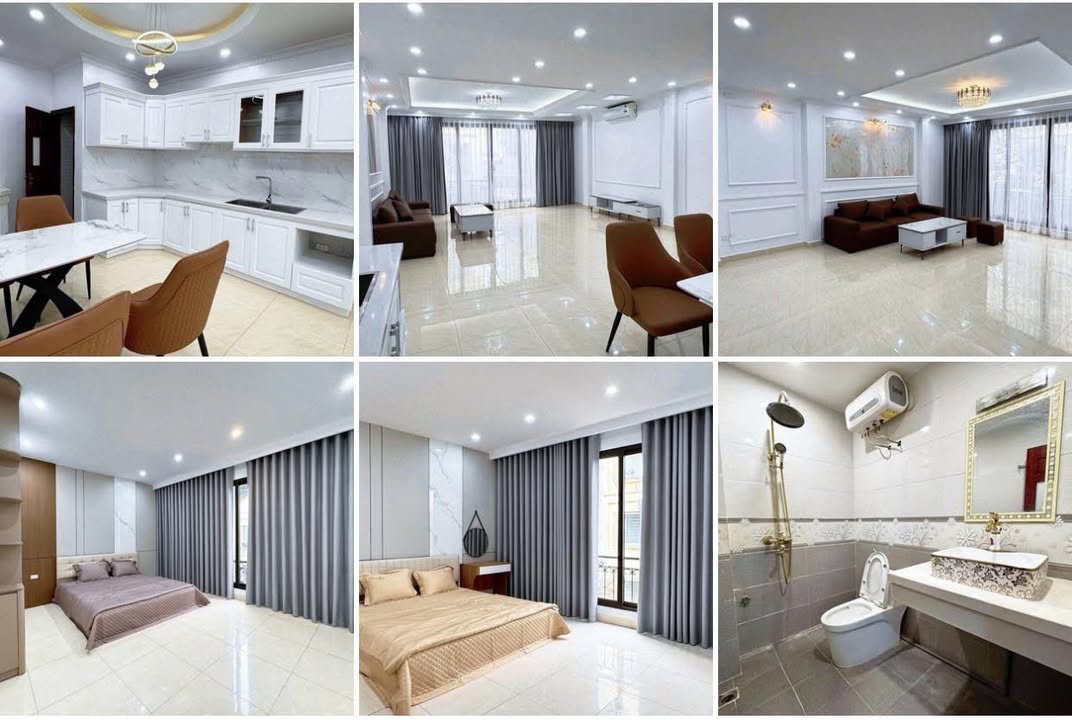 Cho thuê nhà liền kề Văn La, Hà Đông - 50m², 5 tầng, full đồ, ô tô tránh