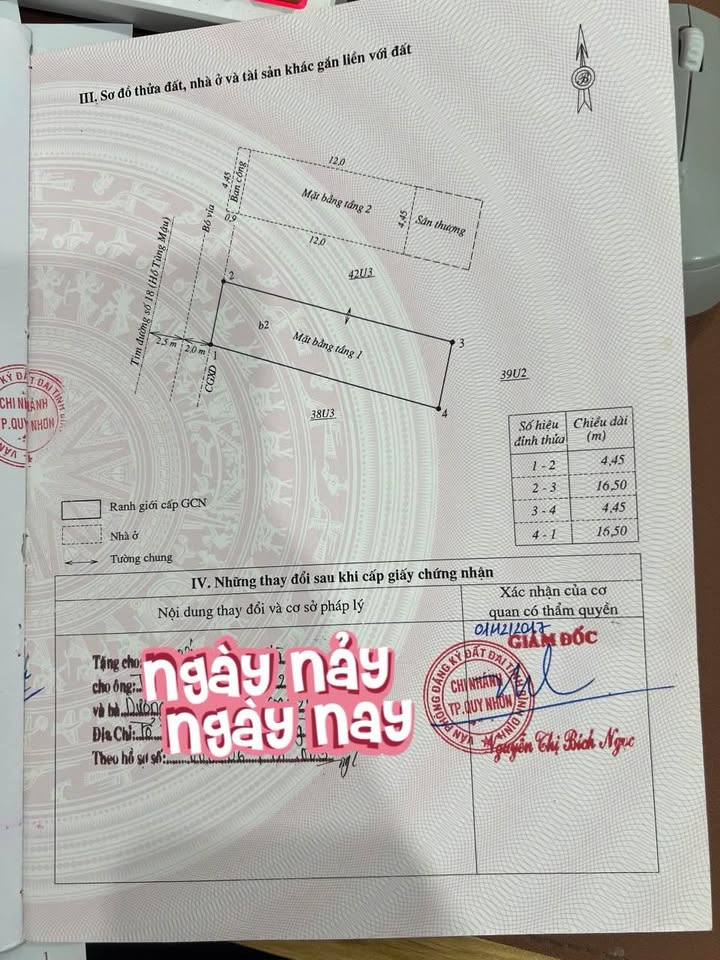 Nhà Mặt Tiền Hồ Tùng Mậu, Quy Nhơn - 73.4m² - 4.25 Tỷ - Kinh Doanh Đắc Lộc