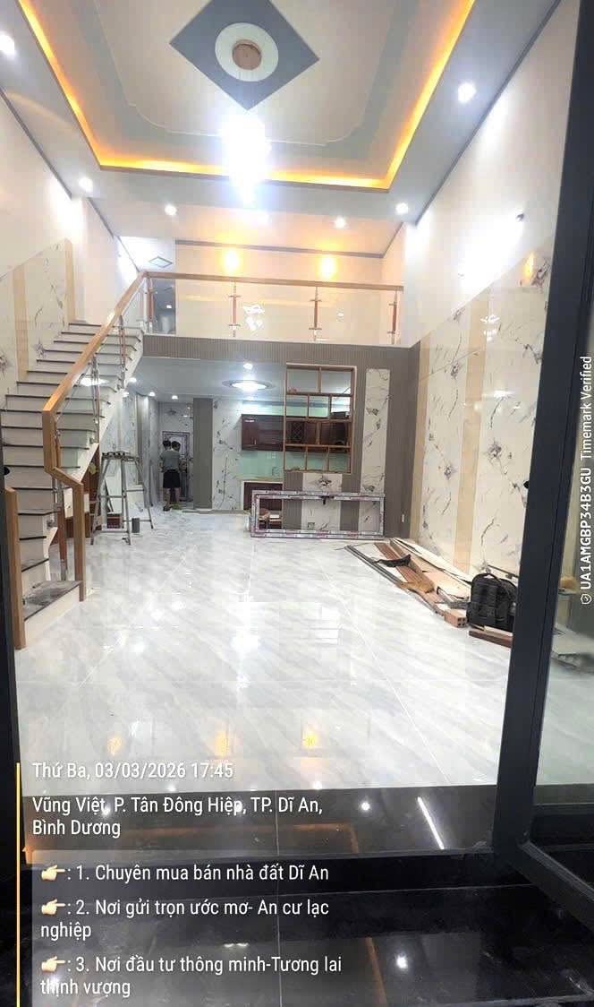 Nhà riêng Dĩ An 123m² - Mặt tiền kinh doanh, ô tô vào tận nhà!