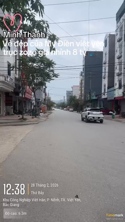 Nhà Phố Kinh Doanh Trục Chính Việt Yên 72m² - Giá 8 Tỷ, Hướng Đông Bắc