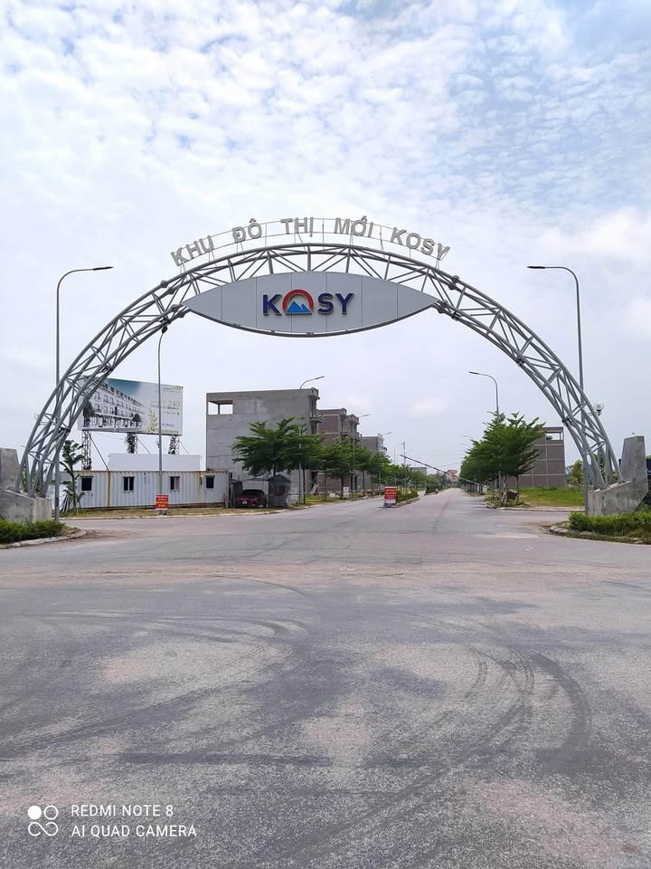 Đất nền góc 2 mặt tiền KĐT Kosy Bắc Giang 100m² - Sổ đỏ sẵn sàng