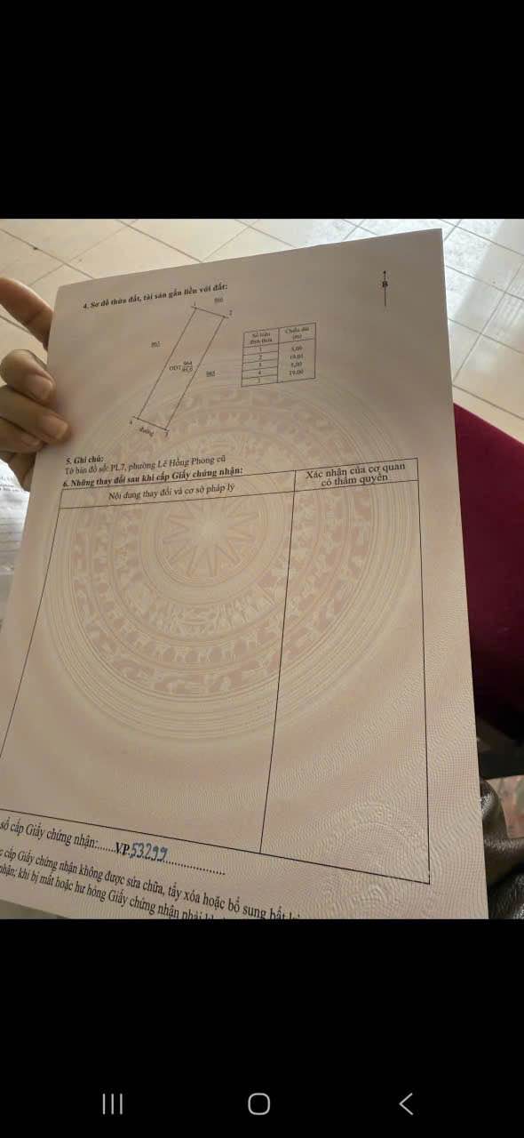 Đất nền Lê Hồng Phong, Phủ Lý 95m² - Hạ tầng hoàn thiện!