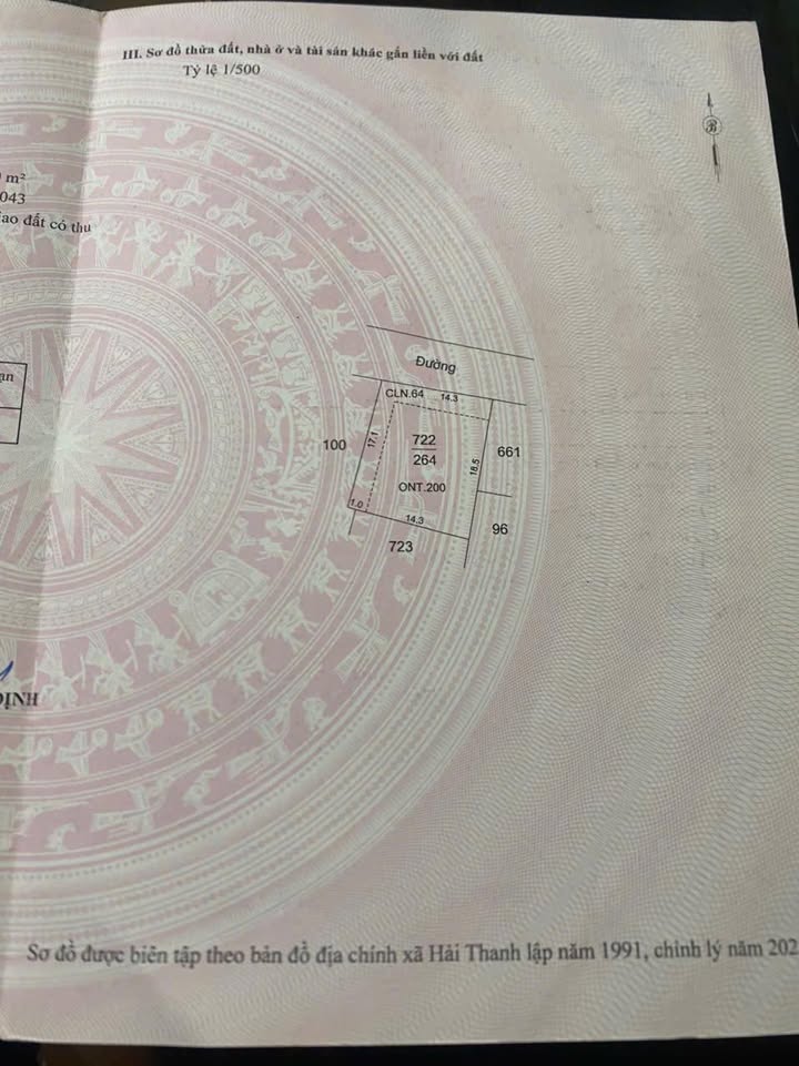 Bán Gấp Nhà 2 Tầng 257m² Xóm Chẩm, Hải Hậu - Giá 3 Tỷ