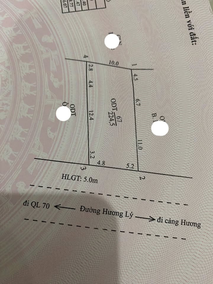 Đất Tân Hương Yên Bình 224m² 1,6 tỷ - Sổ đỏ chính chủ