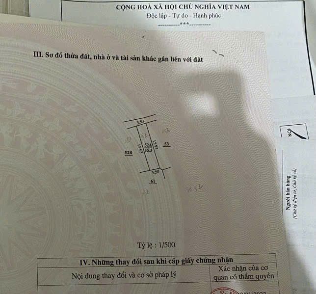 Bán đất Tổ 8 Yên Nghĩa, Hà Đông 55.3m² - Sổ đỏ sẵn sàng giao dịch