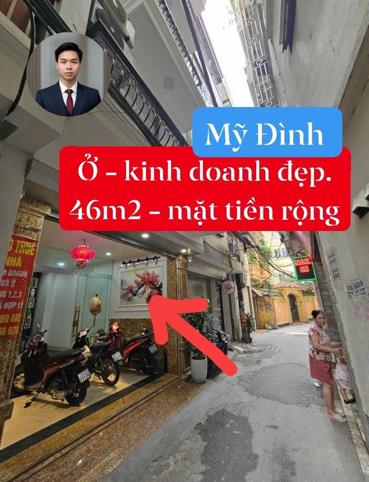 Nhà 8 Tầng Mặt Tiền Mỹ Đình - Kinh Doanh Đỉnh Cao 46m²