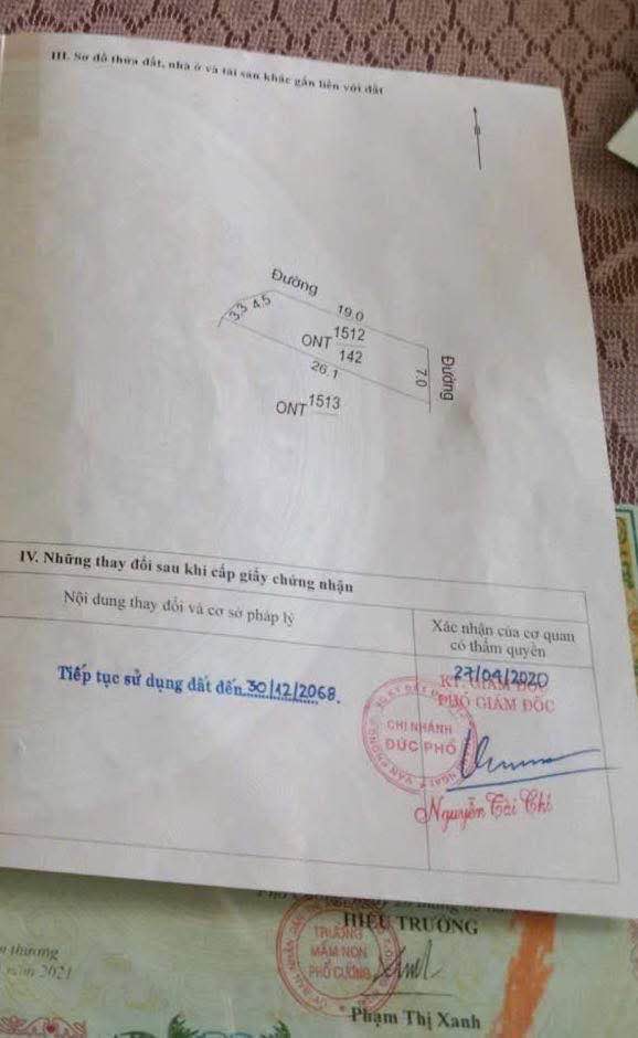 Đất Nền Phổ Cường, Đức Phổ: 167m² Sổ Đỏ Chính Chủ, Gần Khu Dân Cư Nga Mân