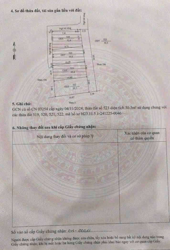 Bán Đất Nền 53.7m² Lê Thanh Nghị, TP. Hải Dương - Sổ Hồng Chính Chủ