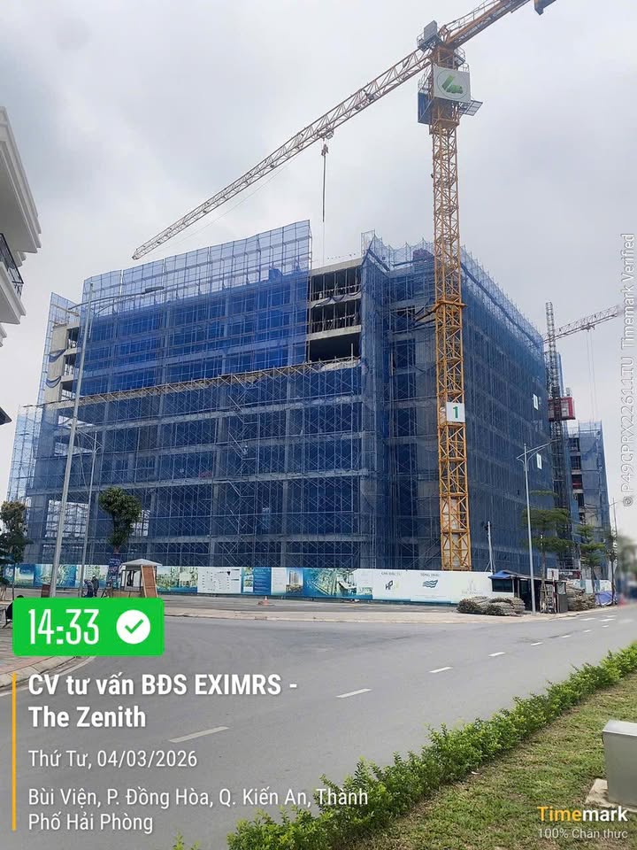 Căn hộ The Zenith Hải Phòng 66.2m² - 2.4 tỷ, Sổ hồng lâu dài