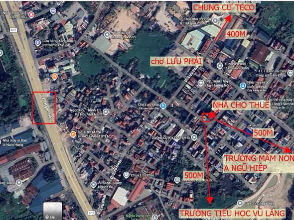 Cho thuê nhà 5 tầng 125m² gần Teco, Ngũ Hiệp, Thanh Trì - Giá 6 triệu