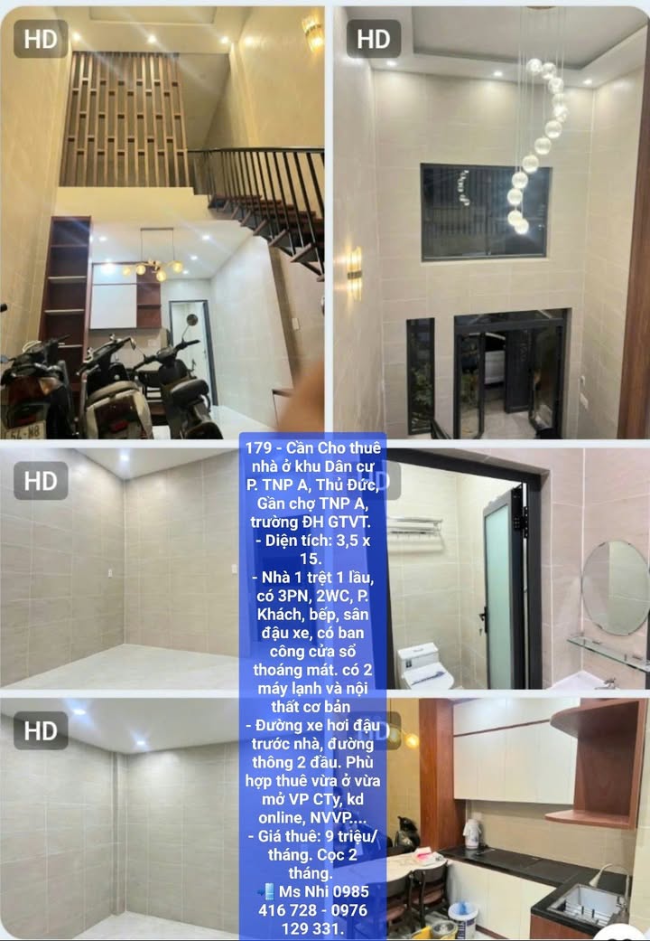 Nhà Riêng Tăng Nhơn Phú A 52m² - Ô tô vào tận nhà, sẵn sàng ở ngay!