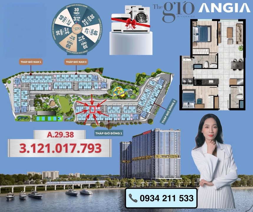 Căn hộ 2PN 65m² Tháp A - Vị trí Vàng An Phú, Thủ Đức