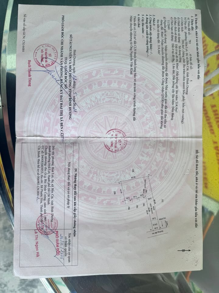 Đất Vàng Bình Dương - 384.4m² Thổ Cư 80m² Tại Hòa Lợi, Bến Cát