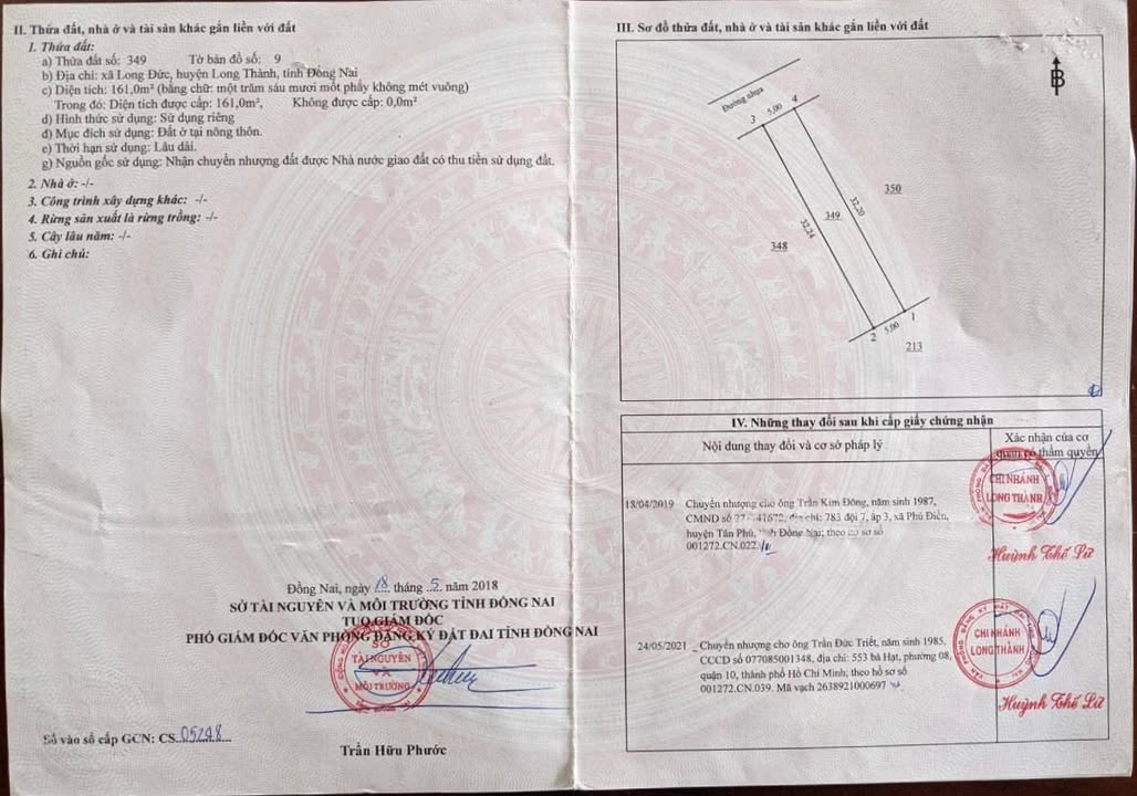 Đất nền Long Đức, Long Thành 161m² - Tiềm năng tăng giá vượt trội!