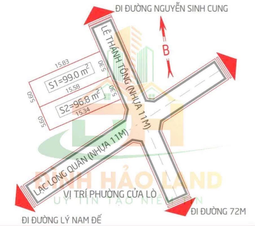 Bán đất nền Nghi Hương 99m² - Lô S1 mặt tiền đẹp, đầu tư sinh lời ngay!