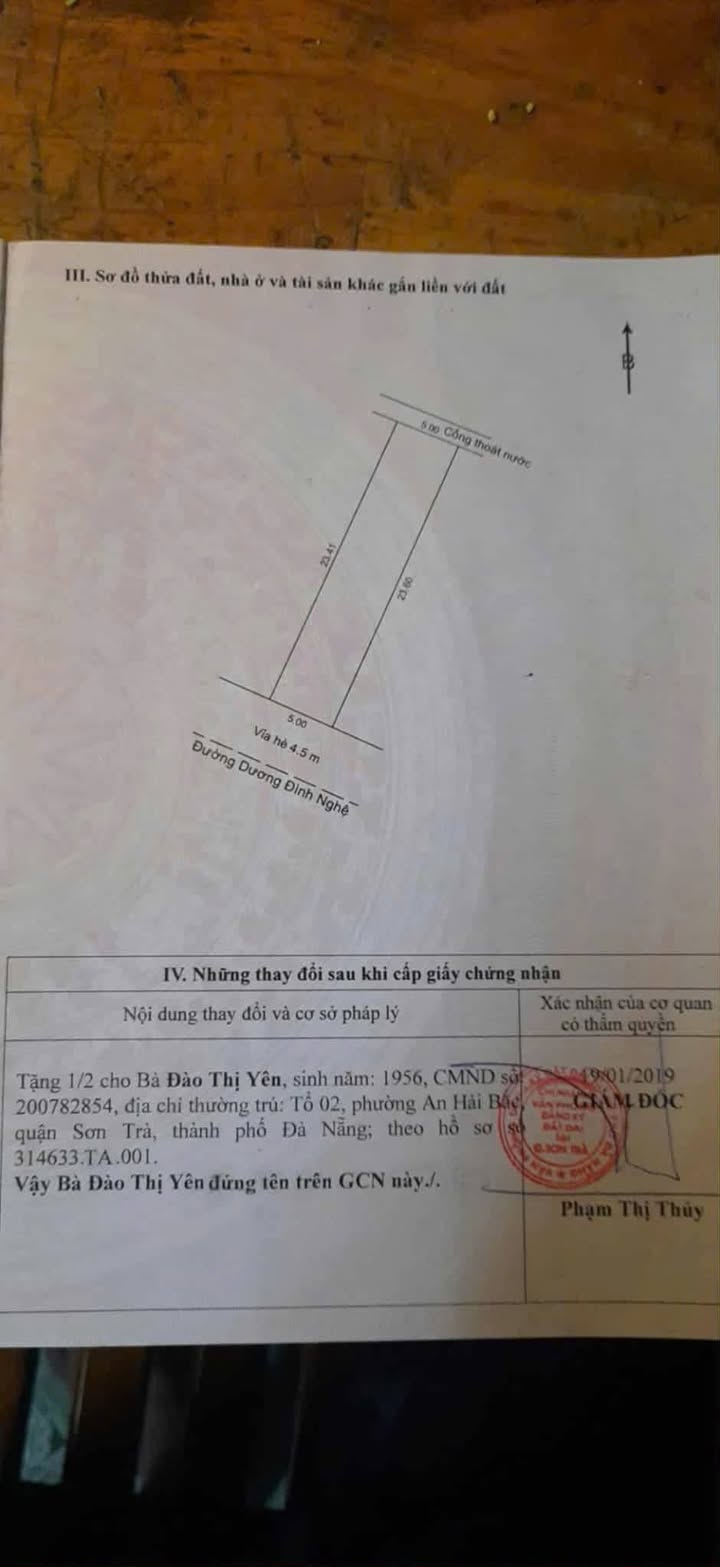 Bán Đất Vàng Dương Đình Nghệ, Sơn Trà - 234m² Kinh Doanh Đắc Địa