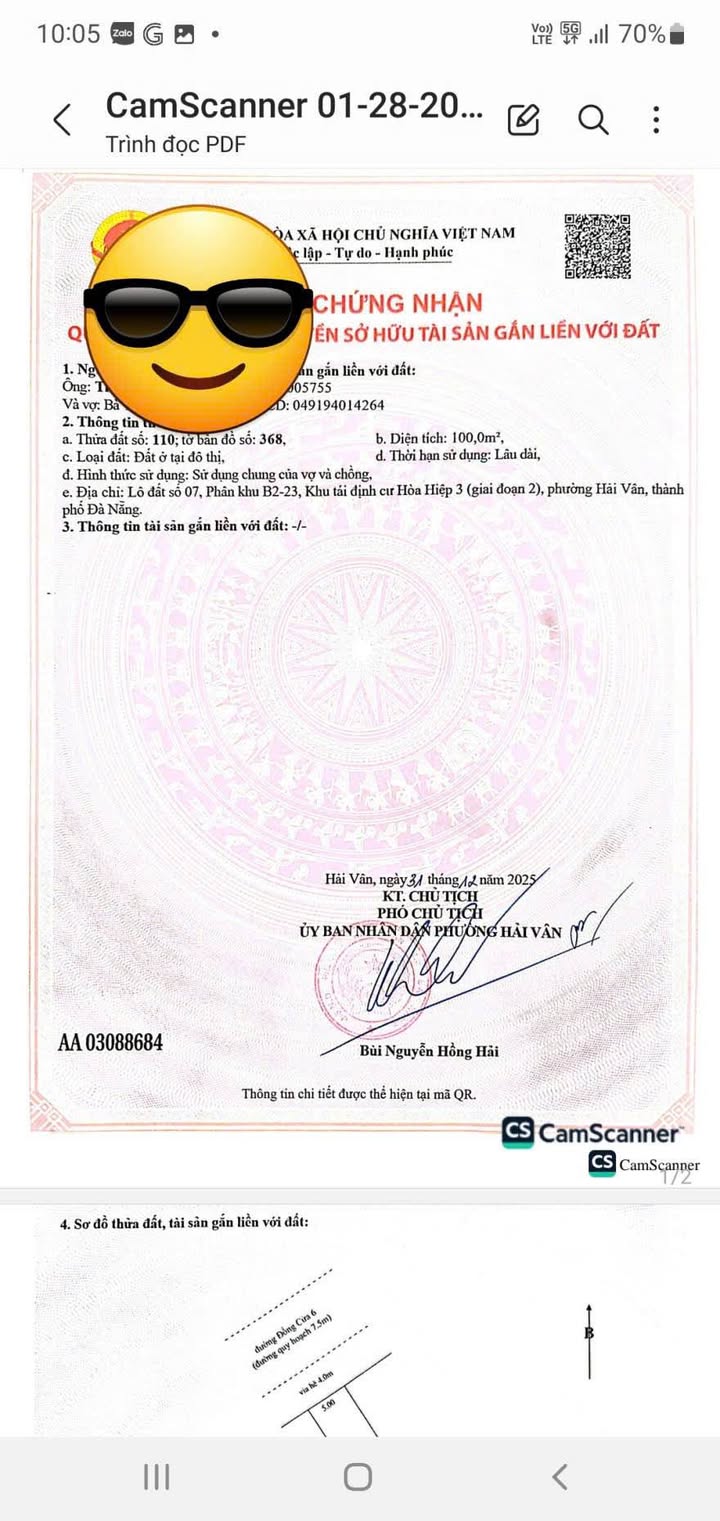 Đất nền Liên Chiểu 100m² - Sổ đỏ chính chủ, tiềm năng tăng giá!