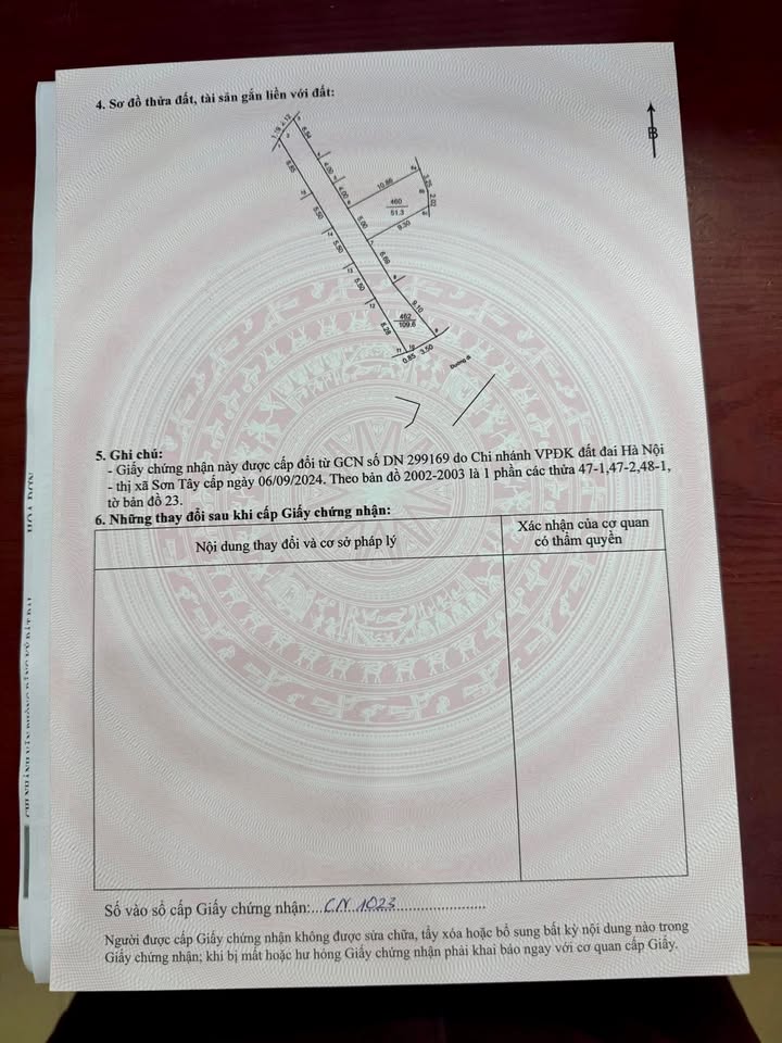 Đất nền Trung Hưng Sơn Tây 51.3m² – Sổ đỏ chính chủ, giá tốt!