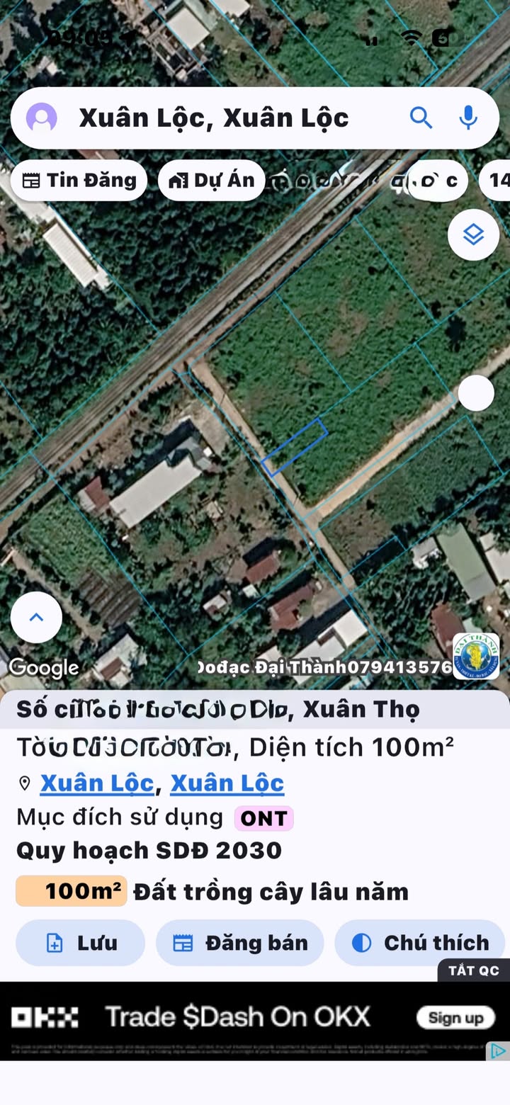 Đất Nền Xuân Thọ, Đồng Nai 100m² - Sổ Riêng, Giá F0 Chỉ 195 Triệu