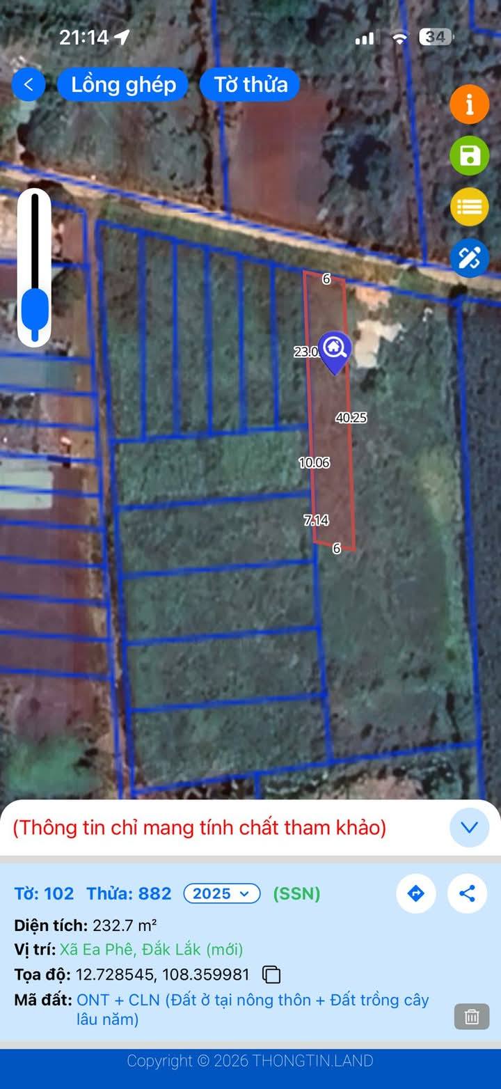 Đất Nền Ea Kar Đắk Lắk - 240m² - Gần Trung Tâm Xã, Giá 7xx Triệu