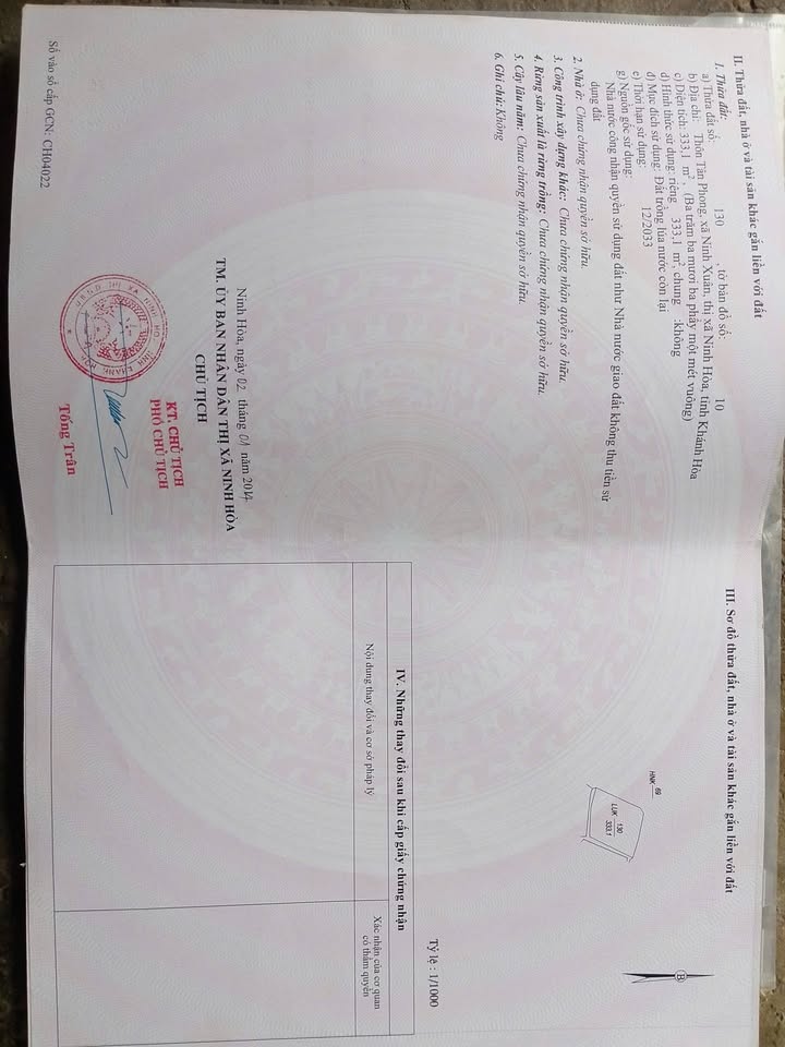 Đất nền Mỹ Ninh, Xuân Lộc 3600m² giá 350 triệu - Tiềm năng tăng giá