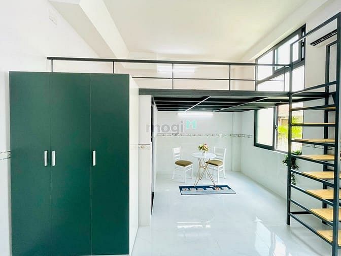 Cho Thuê Căn Hộ Mini Gác Cao 30m² - Full Nội Thất - Ban Công Nguyễn Văn Quá